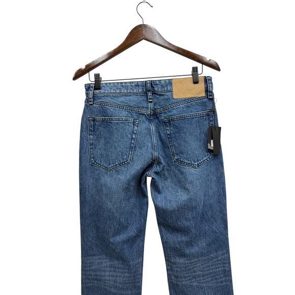 rag & bone Peggy Straight Siesta Mid-Rise Rigid Jean Full Length size 25 NWT - Picture 6 of 9